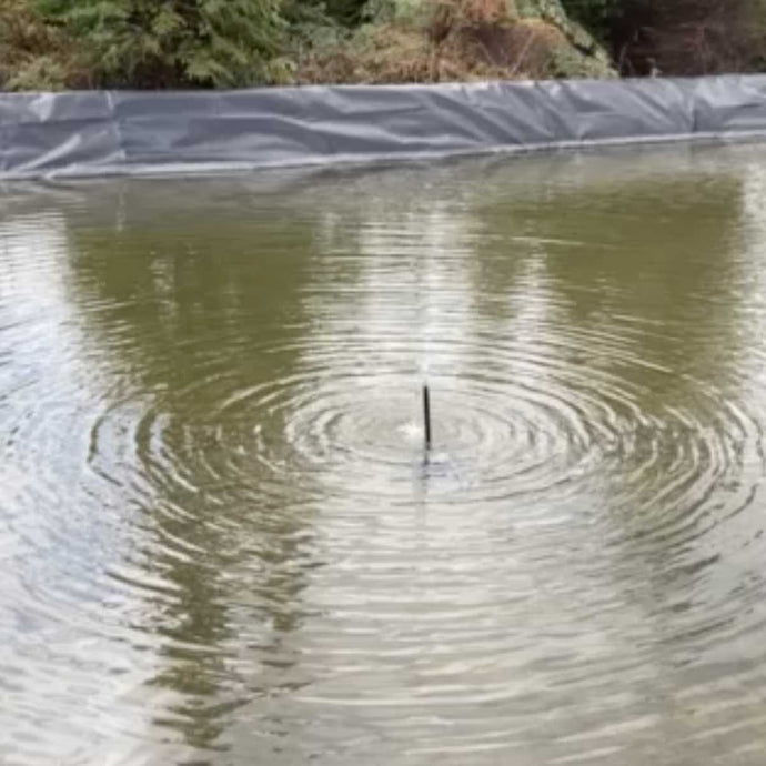 Super Cool Solar Powered Irrigation Pond and Rainwater Collection