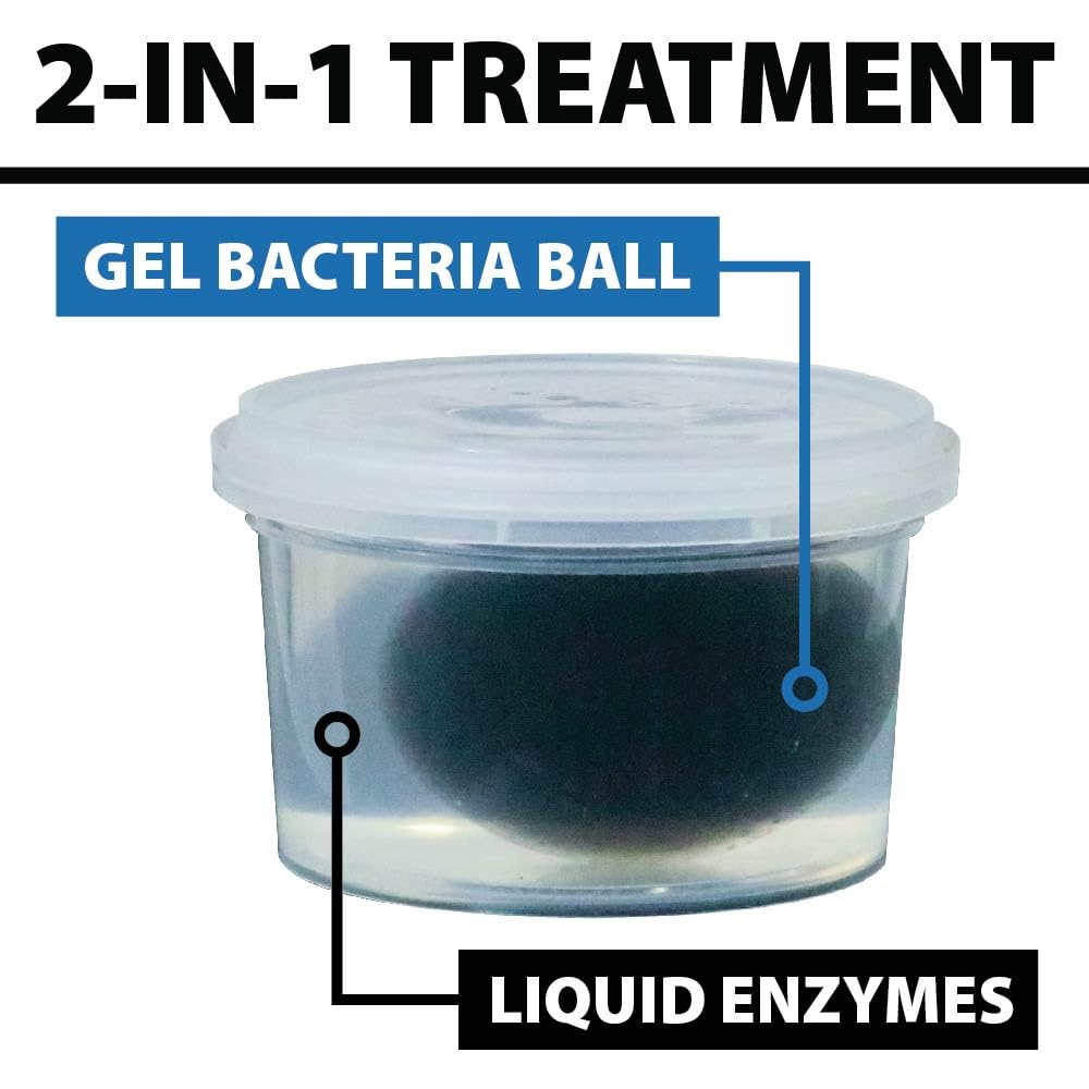 Pond Shock Ball, Natural Enzymes & Live Bacteria, Freshwater Clarifier Shock Treatment, Muck & Sludge Remover