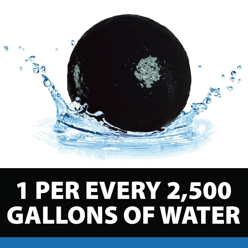 Pond Shock Ball, Natural Enzymes & Live Bacteria, Freshwater Clarifier Shock Treatment, Muck & Sludge Remover