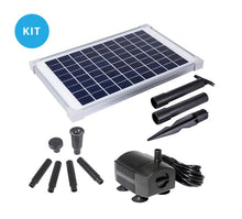 Load image into Gallery viewer, Solariver™ Solar Water Pump Kit (160+GPH, 12v DC Submersible, 12 Watt Solar Panel)
