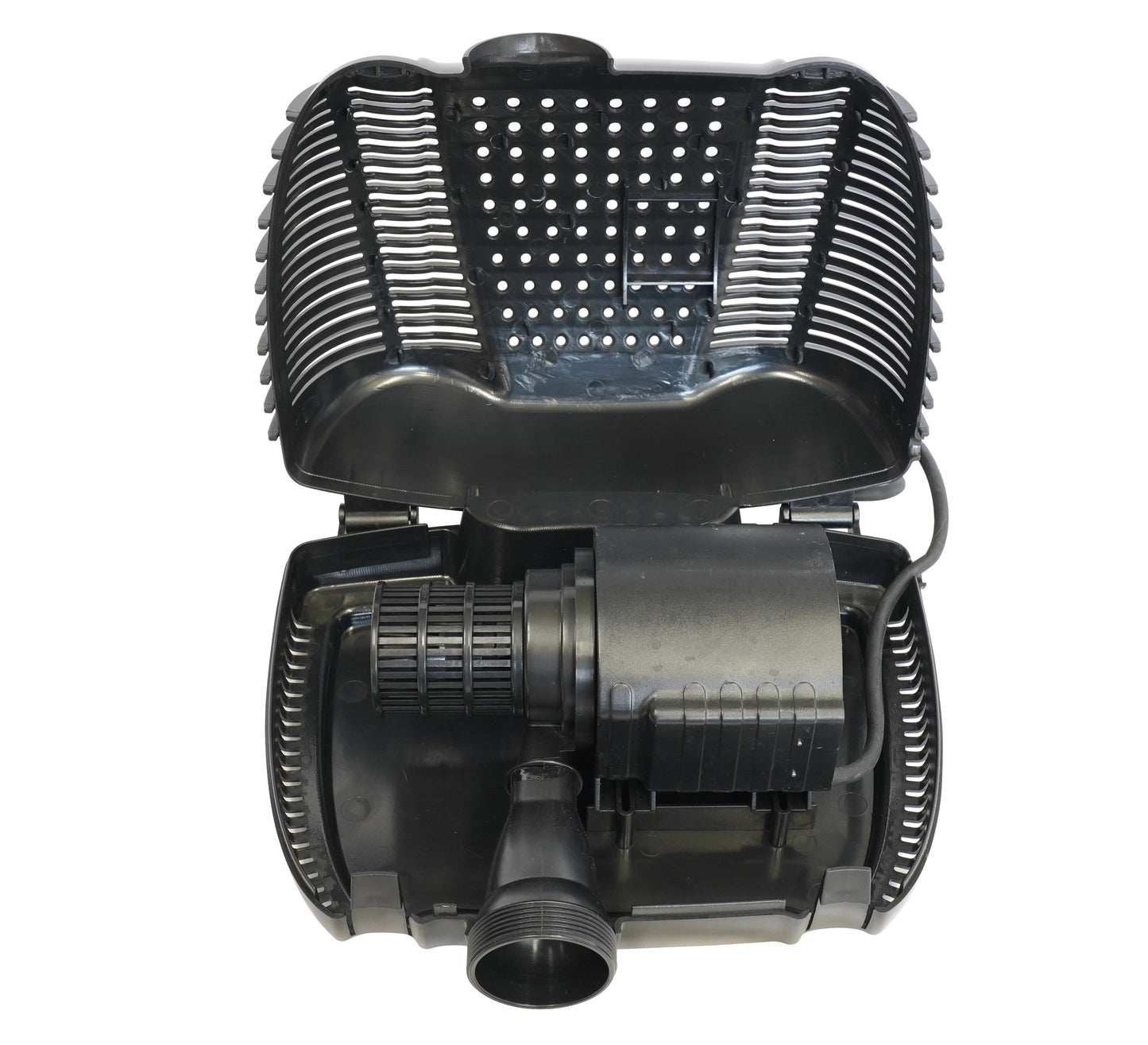 Solariver™ Replacement Solar Water Pump (900GPH, 18v DC Submersible) - housing open