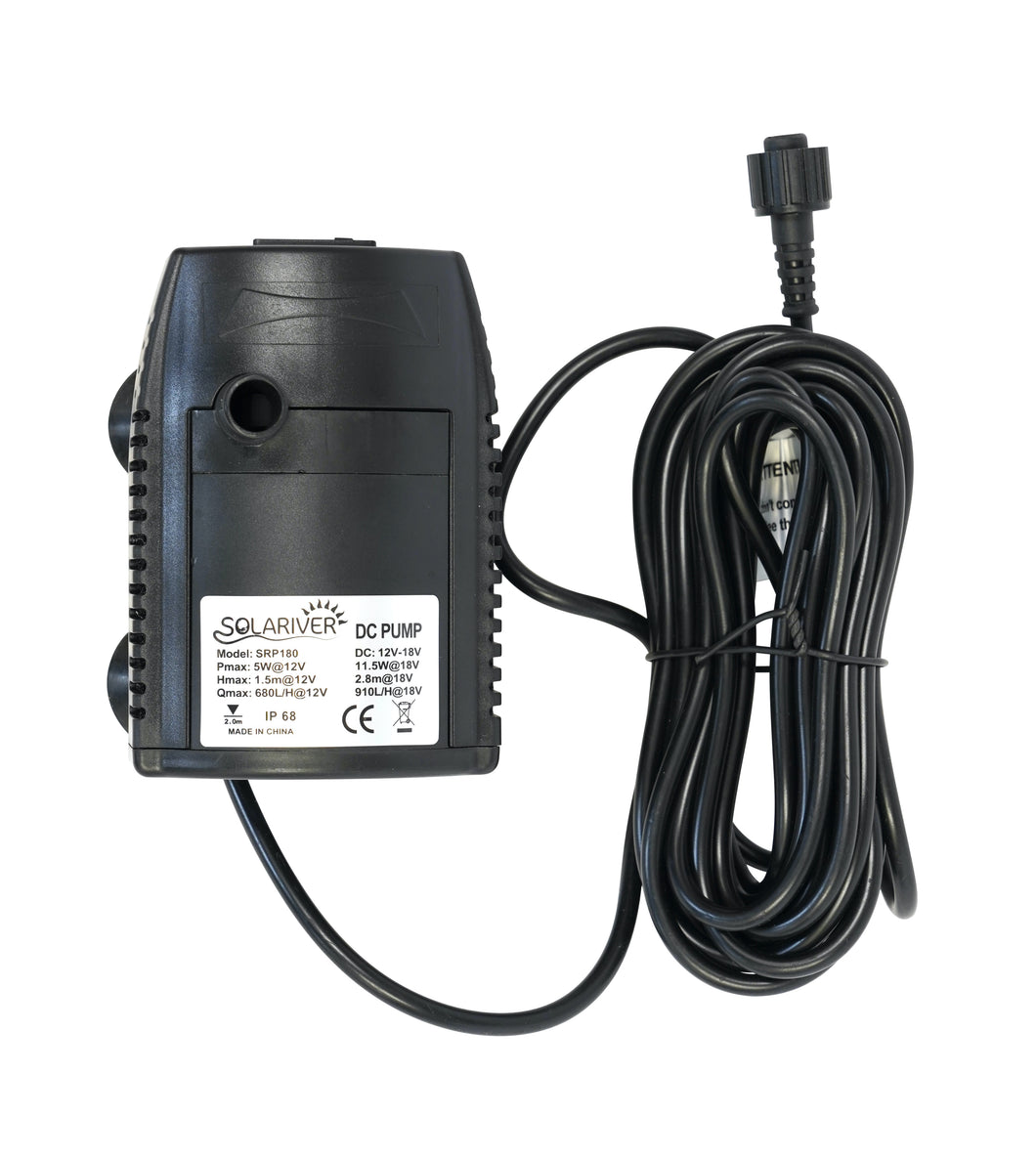 Solariver™ - Replacement Solar Water Pump (160+GPH, 12v DC Submersible)